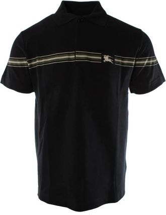 Burberry Blauwe Polo Shirt voor Heren - Heren - Polos - Blauw - S - Katoen - Tops