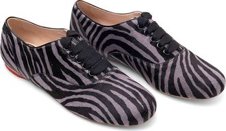 Hogan Logo Print Leather Pump