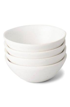 Fable Interiors The Little Set of 4 Bowls in Speckled White at Nordstrom