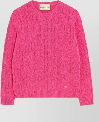 Valentino Garavani virgin wool cable-knit sweater