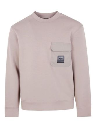 Emporio Armani Round Neck With Pocket Sweatshirt