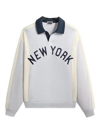 Kith x New York Yankees Nelson panelled rugby sweatshirt - Grey