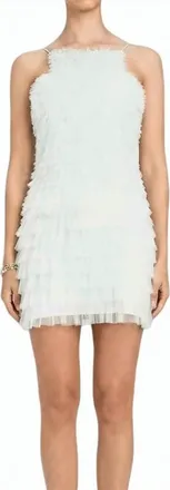 Twin-Set Short Tulle Ruffle Mini Dress
