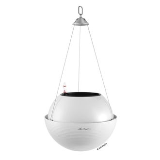 Lechuza Jardiniere - Bola Color 32 - Kit Complet - Blanc - 3 L - Lechuza