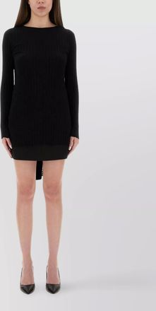 Moschino slim-fit knitted dress