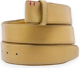 CLARIS VIROT Ceinture Sans Boucle - Dames - Riemen - Bruin - M - Leer - Accessoires