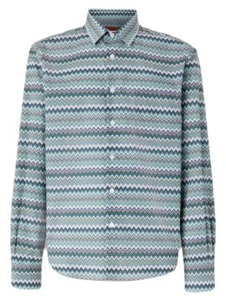 Missoni Zig Zag Cotton Poplin Shirt