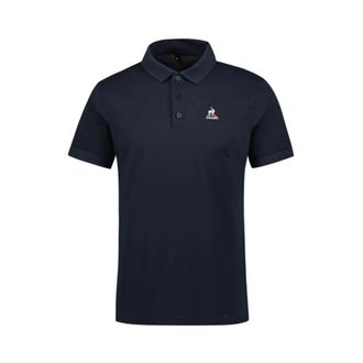Le Coq Sportif Polo SS N&deg;1 - Heren - Polos - Blauw - S - Katoen - Tops