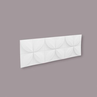 NMC Nmc - 3d Revestimiento Mural Flower Arstyl Noel Marquet Panel De Pared Elemento Decorativo Dise&ntilde;o Moderno Blanco 0,43 M2