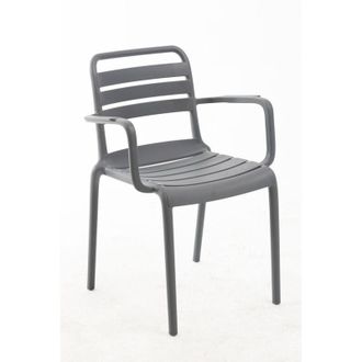 Regalos Miguel Regalos Miguel - Sillas Jard&iacute;n - Silla Belia Con Brazos - Gris Oscuro