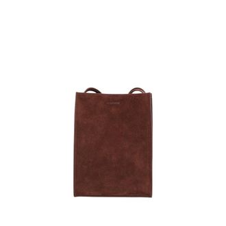 Jil Sander Tangle Small - Bags - Mujer - Marr&oacute;n - ONE SIZE