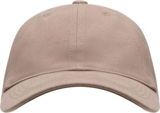 Acne Studios Unisex C40420-Ady Logo-Embroidered Cotton Baseball Cap Beige