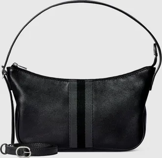 Gucci Lunetta Small Crossbody Bag, Black, Leather