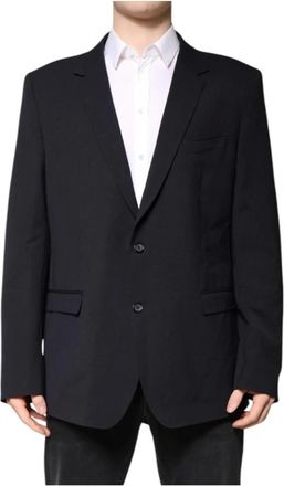 Dolce & Gabbana Heren, Pakken, Blauw, Maat: 3XL Wol