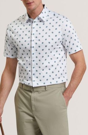 Ted Baker Chaska Regular Fit Button-Up Shirt in White at Nordstrom, Size 6
