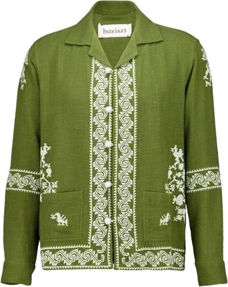 Baziszt Baziszt, Uomo, Magliette, Verde, L, new