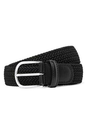 Anderson's Stretch Woven Belt in Black at Nordstrom Rack, Size 40