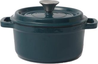 OEM Olla De Hierro Fundido Tierra 24cm 4l Azul Mar Nois