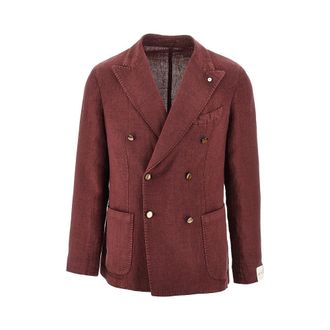 L.B.M. 1911 L. B.M. 1911 Linen double-breasted jacket Man 50