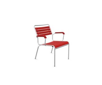 Schaffner Holzlatten-Salonsessel Rigi mit Armlehnen Feuerverzinkt