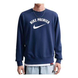 Nike Premier Dri-FIT Fleece Crew Midnight Navy White IR0600-410