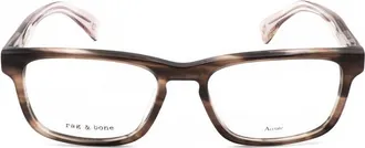 Rag & Bone Mens Beige Rectangular Eyeglass Frames RNB7045-1