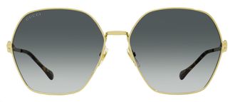Gucci GG1335S Geometric Sunglasses - Gold