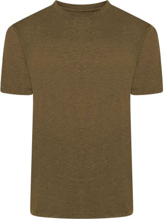 KAM T-Shirt Active Performance Short Sleeve Crew Neck Gym Mens Plus Size 2XL-8XL AP001 (UK, Alpha, 5XL, Plus, Regular, Khaki)