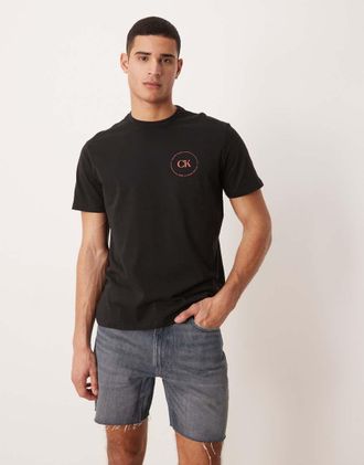 Calvin Klein Jeans Pantaloncini di jeans lavaggio blu scuro