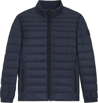 HUGO BOSS Heren, Jassen, Blauw, Maat: 6XL Katoen