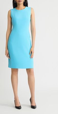 Kasper Princess Seam Sheath Dress in Aqua Oasis at Nordstrom, Size 14