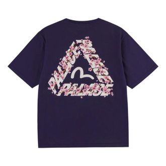Palace x EVISU Heavy Wash T Shirt Navy P30ES241