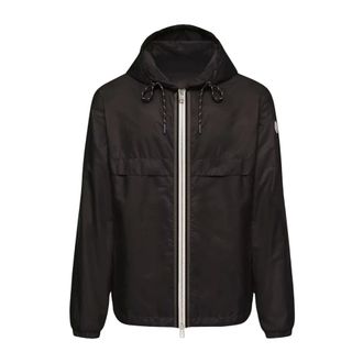 Moncler Light Jackets, male, Black, Size: 2XL Nidge Jacket