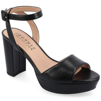 Journee Collection Women & apos;s Nairri Medium and Wide Width Dress Sandals