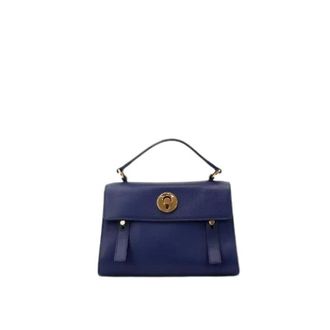 Saint Laurent Pre-owned Handbags, female, Blue, Size: ONE SIZE Pre-owned Le Muse Two