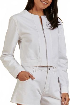 Splendid Drew Denim Jacket In White