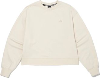 The North Face Ws Essential Sweatshirts Logo Sweater Beige NM5MN30B