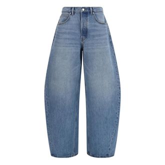Alexander Wang Crystal Balloon Jeans - Dames - Jeans - Blauw - Maat: W25 Katoen