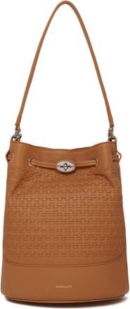 Zanellato Monda Bucket Bag - Dames - Schoudertassen - Beige - ONE Size - Leer - Tassen