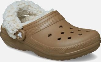 Crocs Mens Classic Fleece Lined Mens Clog - Brown - Size: 12