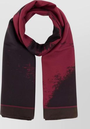 Alexander McQueen silk printed twill scarf