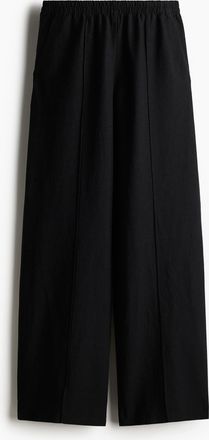 H&M Hose aus Leinenmix - Schwarz