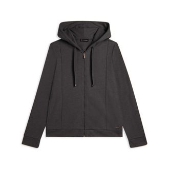 Freddy Felpa donna con cappuccio e zip, effetto tricot