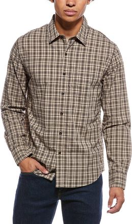 Vince Great Falls Plaid Separate Placket Shirt