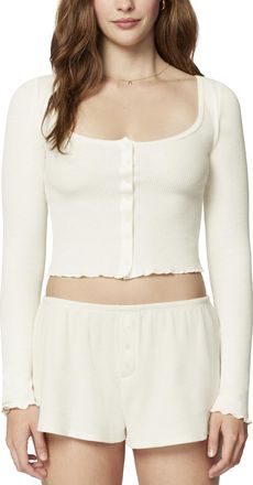 Florence By Mills Womens Fluffy Snuggle Micro Thermal Baby Button Front Cardigan Sweater, Jet Stream, M (Pack of 16)