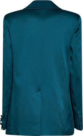 Max Mara Womens Blazer Msearca Oil Green Virgin Wool Jacket