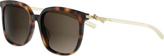 Dior Bow S1I Zonnebril - Dames - Accessoires - Bruin - Maat: 55 MM
