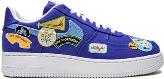 Nike Air Force 1 Low 07 PRM Los Angeles Patched Up sneakers - women - Polyester/Rubber/Fabric - 11.5 - Blue