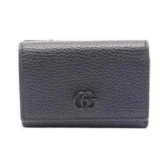 Gucci Pre-owned Wallets, female, Black, Size: ONE SIZE Pre-owned GG Marmont Leather Wallet