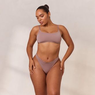 Lounge Barely There Bralette - Mauve - XXL